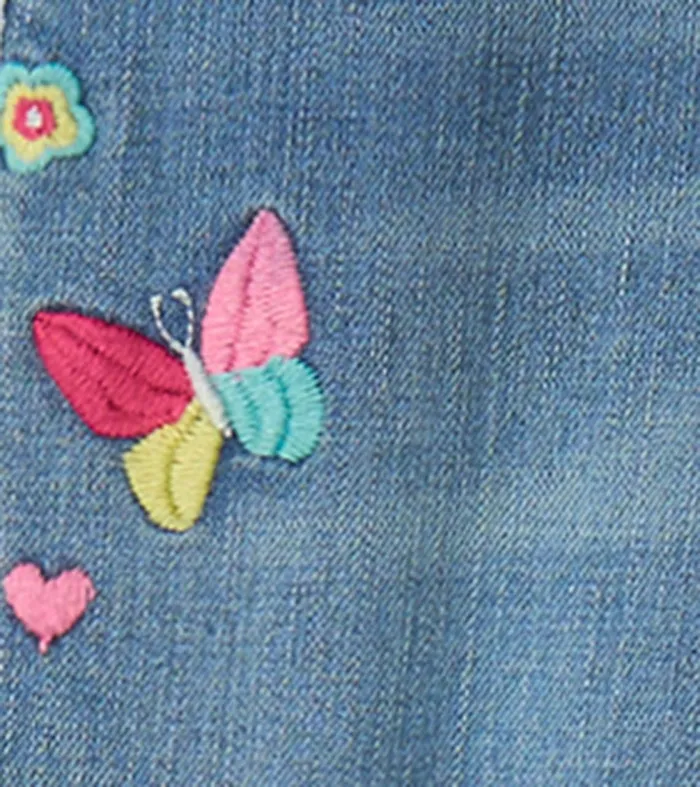 Bottoms Girls Hatley Girls Pretty Patches Stretch Jeans
