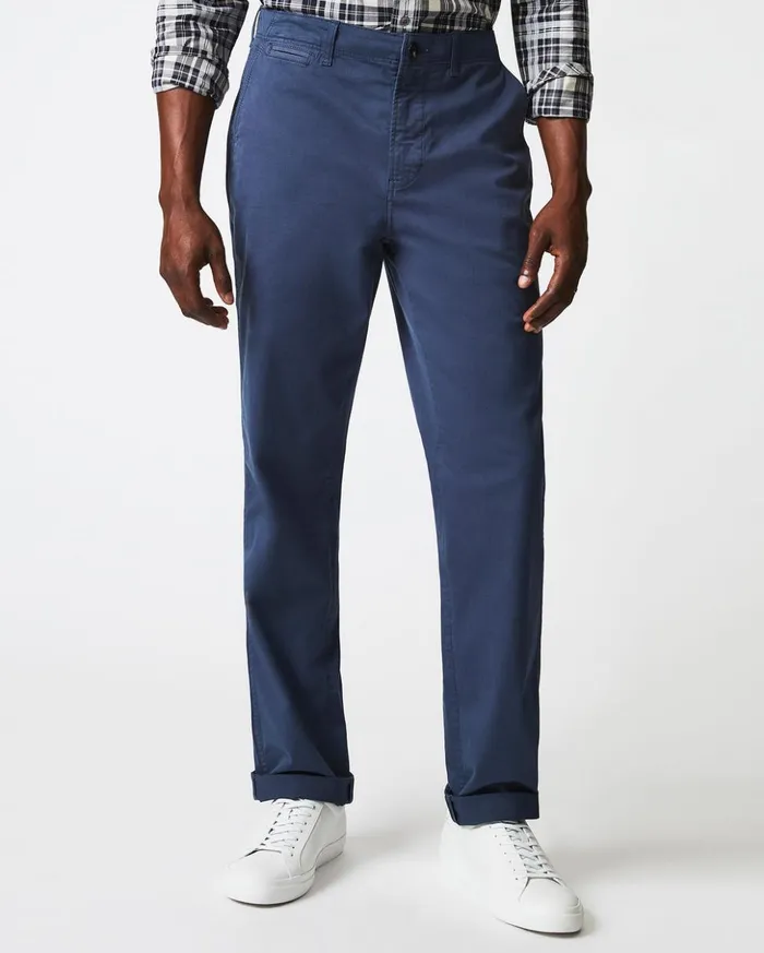 Bottoms Men Billy Reid Chino Pant Carbon Blue