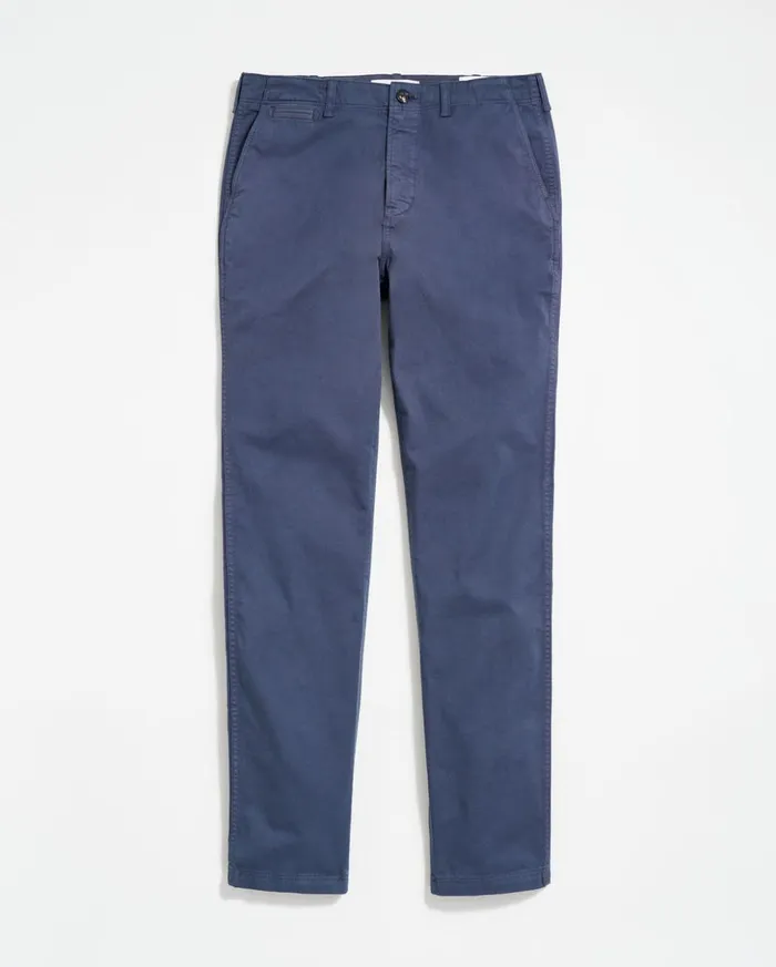 Bottoms Men Billy Reid Chino Pant Carbon Blue