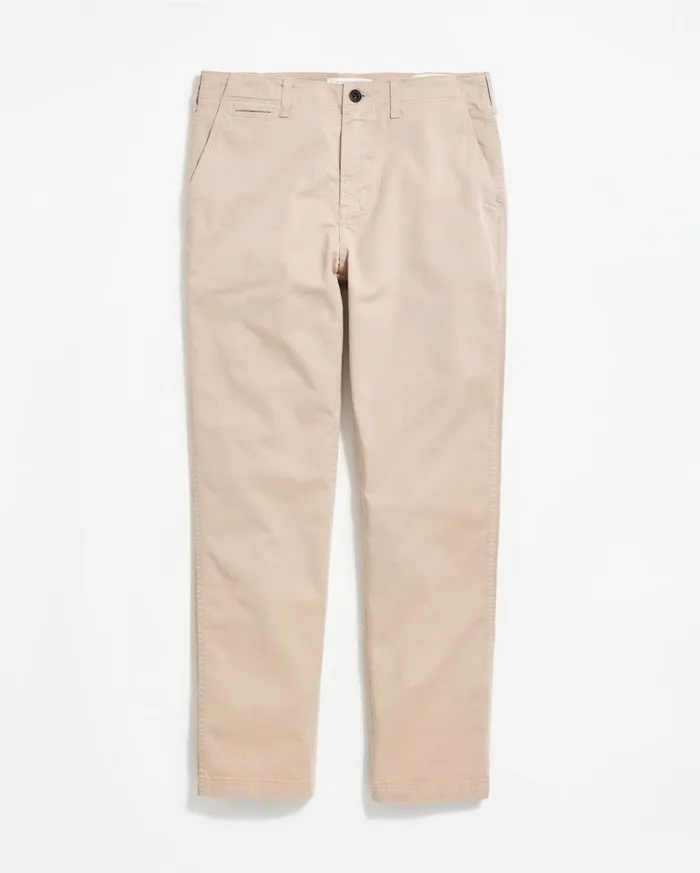 Bottoms Men Billy Reid Chino Pant Khaki