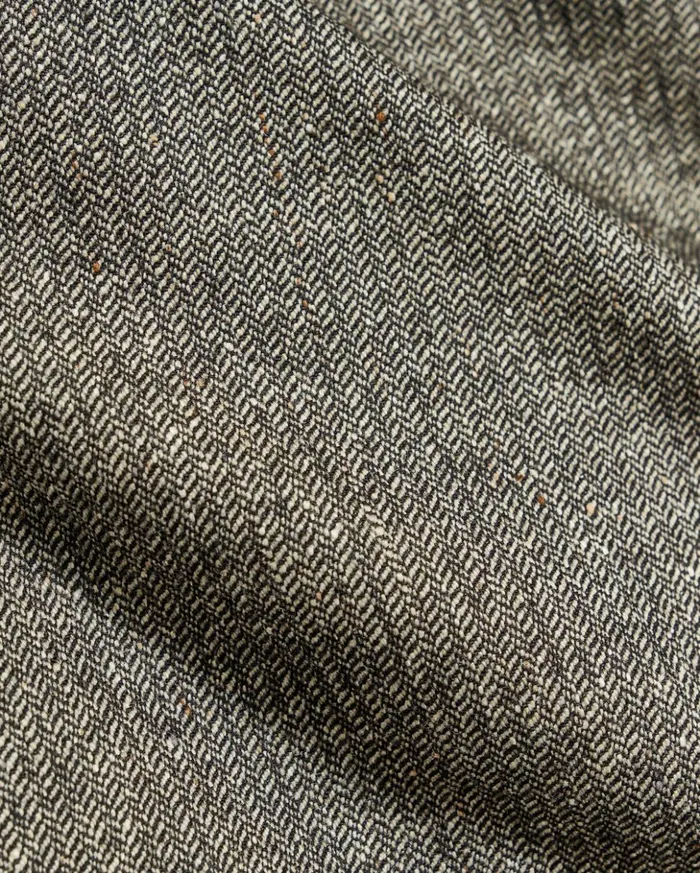 Bottoms Men Billy Reid Flat Front Trouser Blackwhite