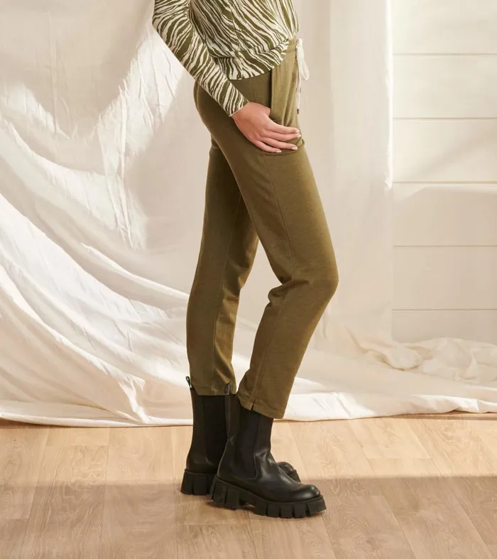 Bottoms Women Hatley Adrien Jogger 8211 Loden Green Melange