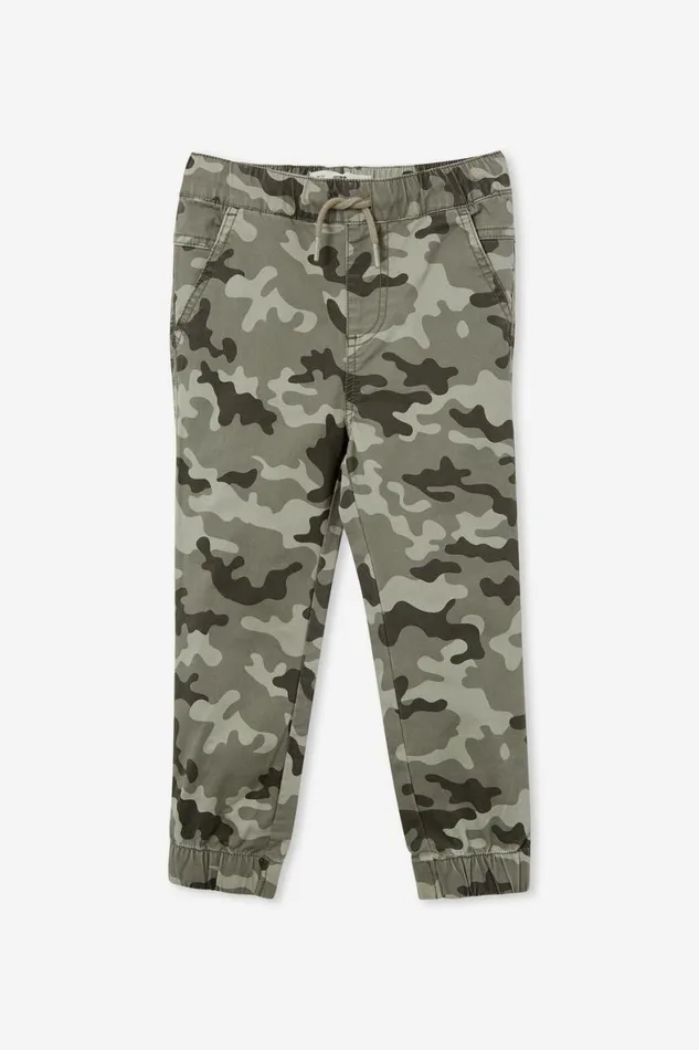 Boys 214 Pants and Jeans Cotton On Will Cuffed Chino Pant Camo