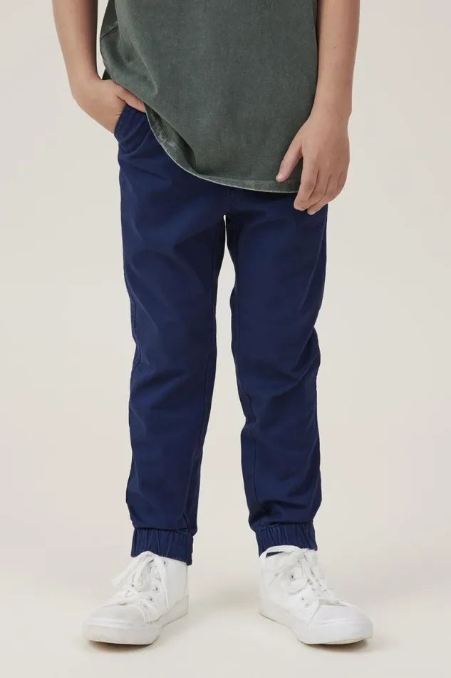 Boys 214 Pants and Jeans Cotton On Will Cuffed Chino Pant In The Navy