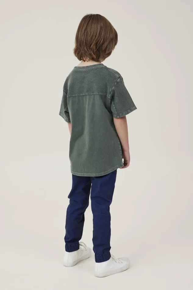 Boys 214 Pants and Jeans Cotton On Will Cuffed Chino Pant In The Navy