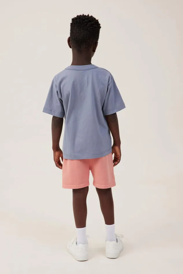Boys 214 Shorts Cotton On Henry Slouch Short Clay Pigeon Garment Dye