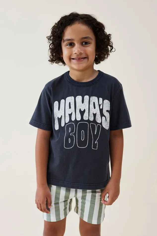 Boys 214 Tops and TShirts Cotton On Jonny Short Sleeve Print Tee Phantommamas Boy