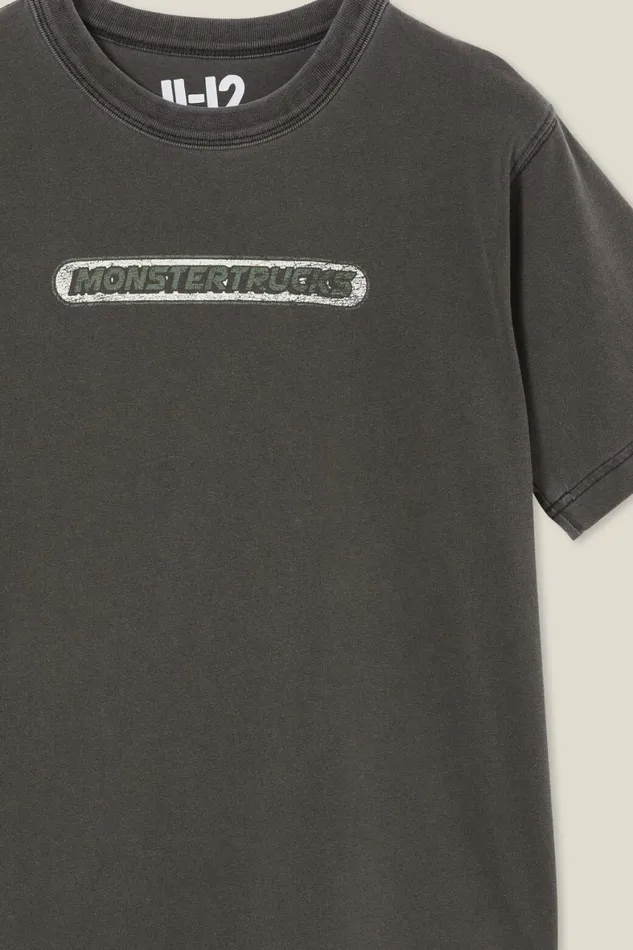 Boys 214 Tops and TShirts Cotton On Jono Short Sleeve Print Tee Phantommonster Trucks