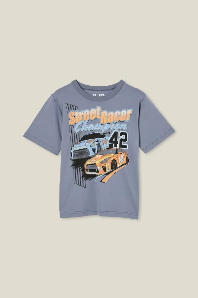 Boys 214 Tops and TShirts Cotton On Jono Short Sleeve Print Tee Steelstreet Racer Champion
