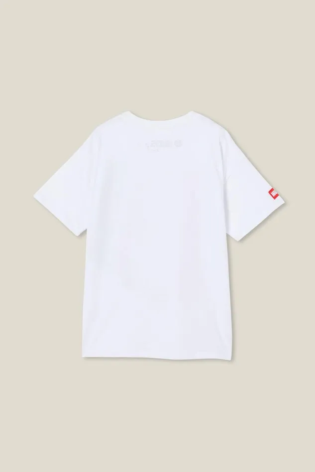 Boys 214 Tops and TShirts Cotton On License Quinn Short Sleeve Tee Lcn Mar Whitespiderman Crawl