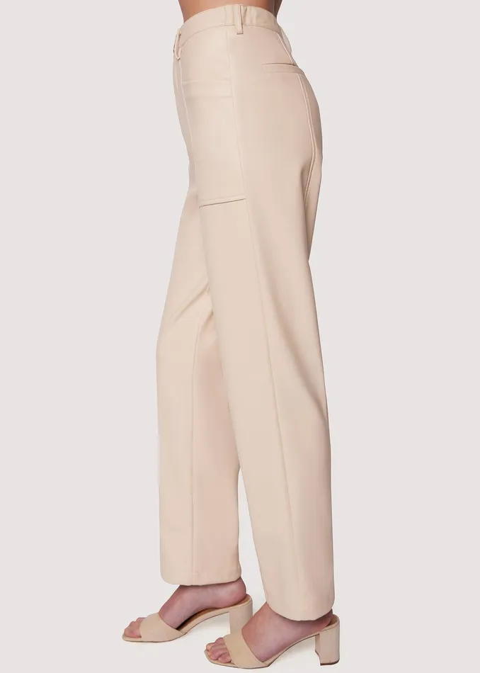 Brunch Affair Straight Leg Pants Cream Women Lost Wander Pants And Shorts