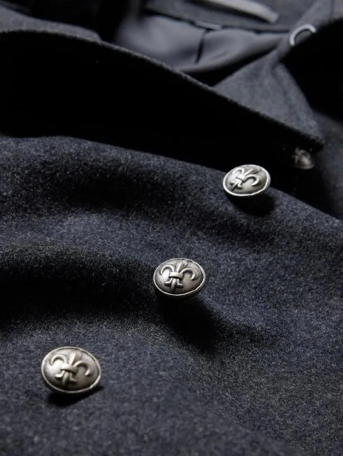 CANAL TRENCH COAT Dk Steel Htr Clothing John Varvatos Coats And Jackets
