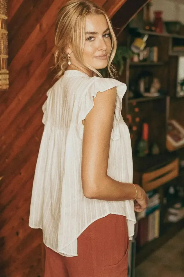 Capri Top 8211 FINAL SALE Off White Women Bohme Tops