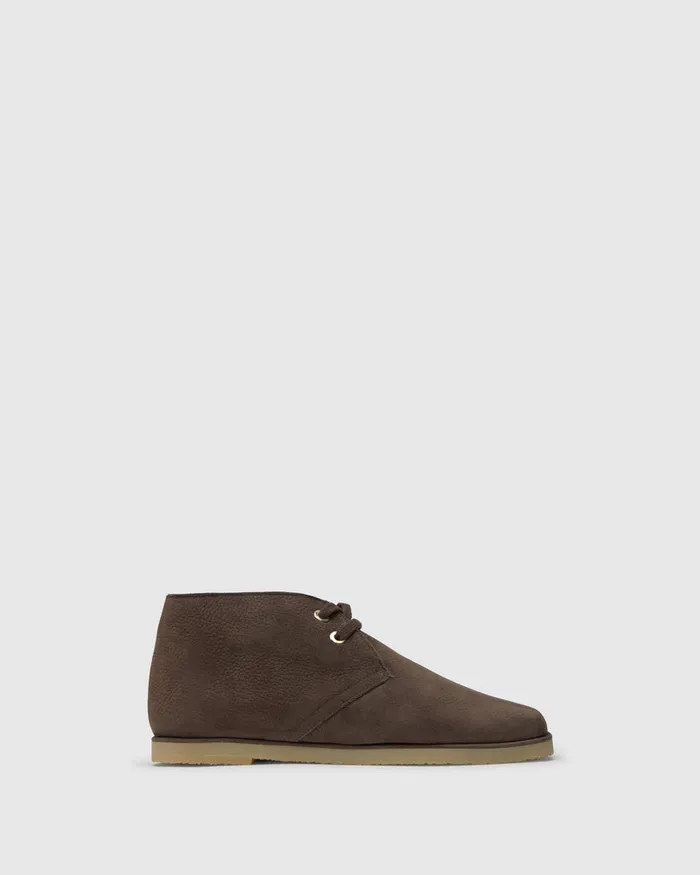 Castaer Biel166 Marron Osc Men Flat Shoes