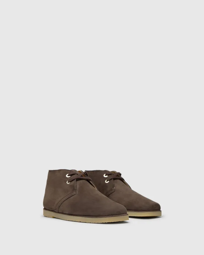Castaer Biel166 Marron Osc Men Flat Shoes
