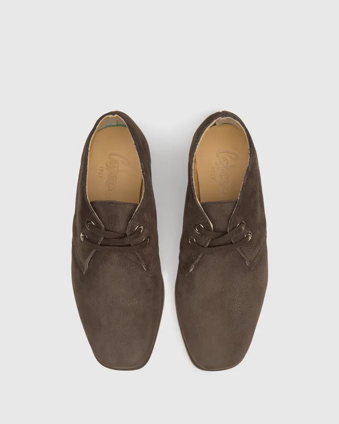 Castaer Biel166 Marron Osc Men Flat Shoes