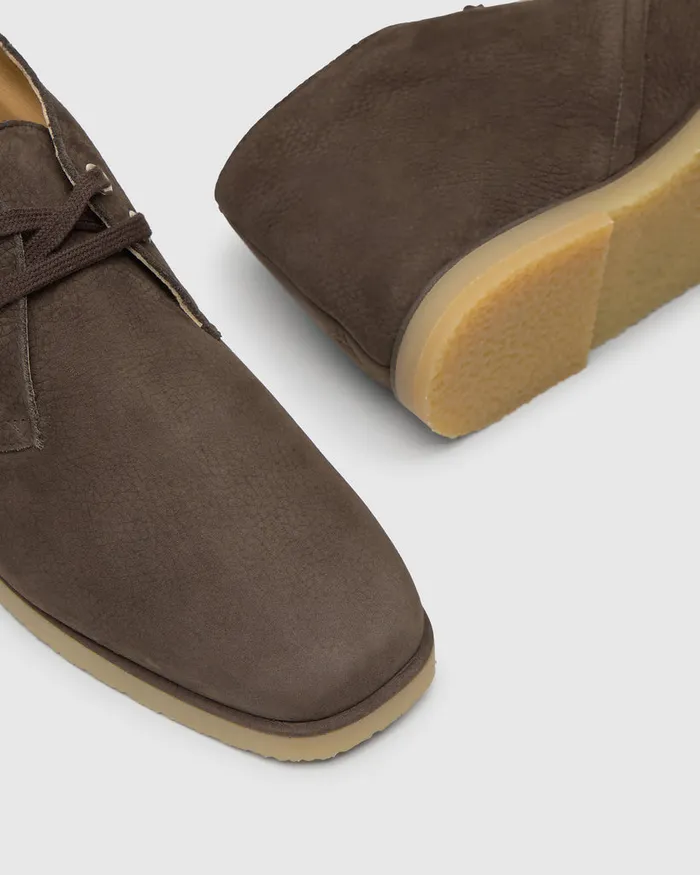 Castaer Biel166 Marron Osc Men Flat Shoes
