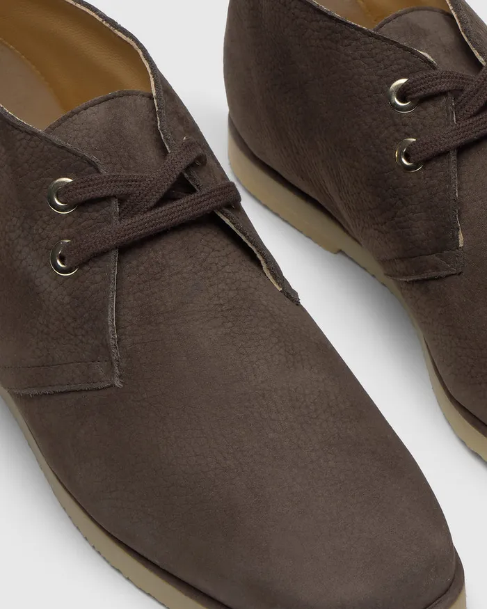Castaer Biel166 Marron Osc Men Flat Shoes