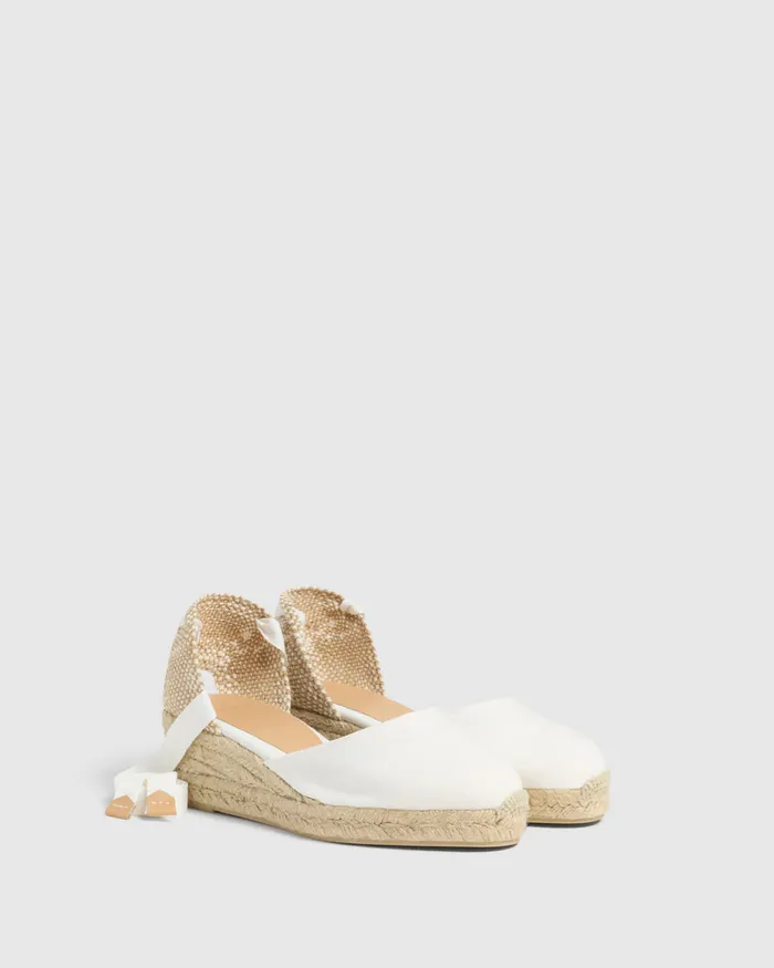 Castaer Carina3001 Blanco Women Wedges
