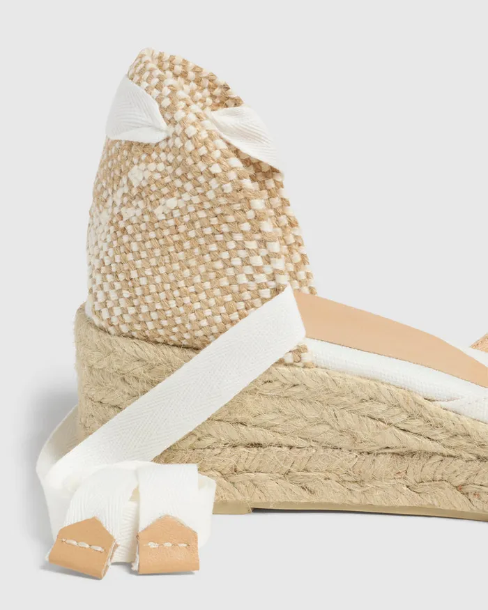 Castaer Carina3001 Blanco Women Wedges