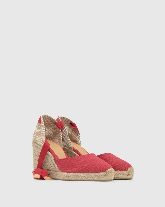 Castaer Carina8002 Rojo Carmn Women Wedges