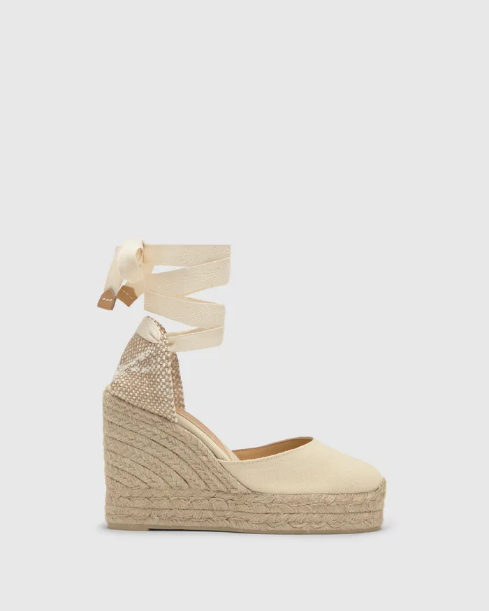 Castaer Carina8ed001 Ivory Women Wedges