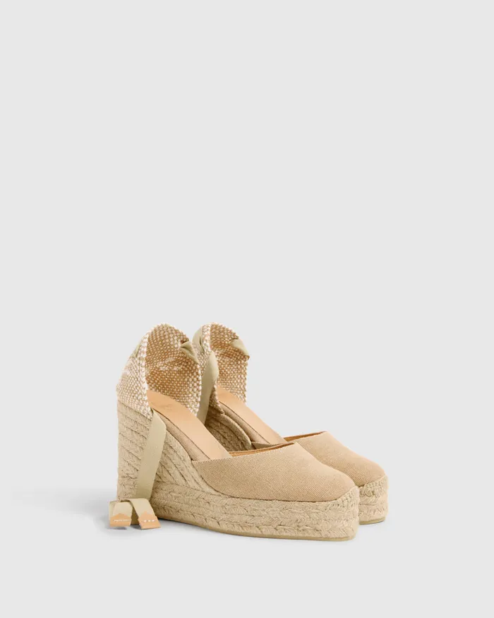 Castaer Carina8ed002 Sand Women Wedges