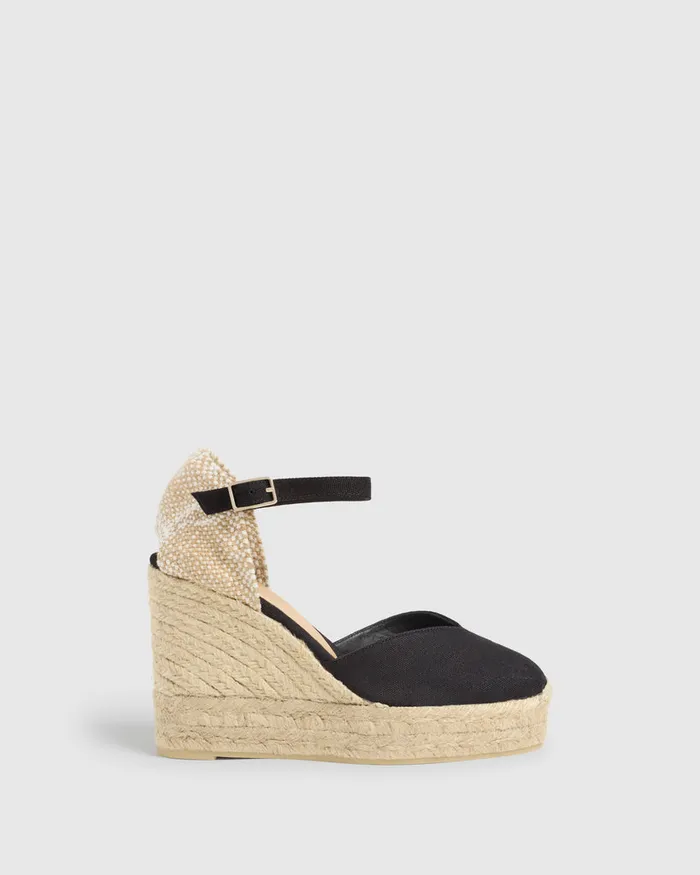 Castaer Chiarita8ed001 Negro Women Wedges