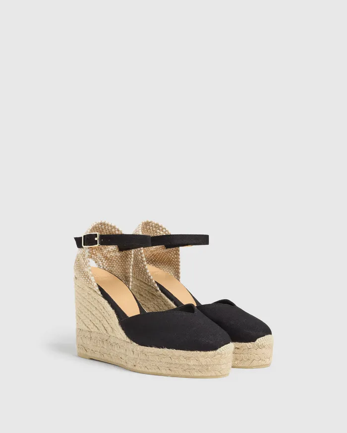Castaer Chiarita8ed001 Negro Women Wedges
