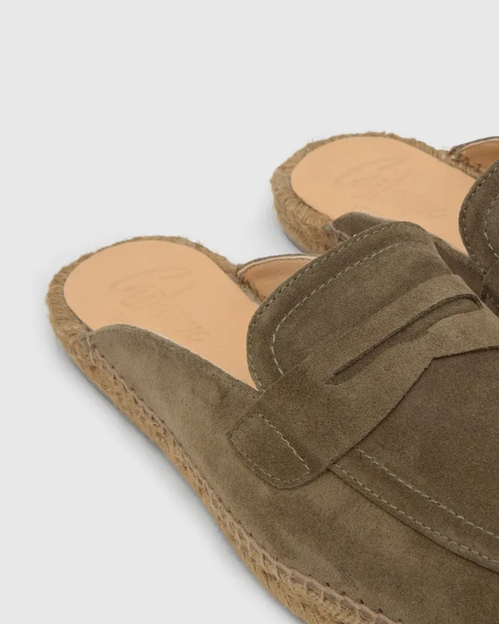 Castaer Nando T186 Verde Bosque Men Flat Shoes