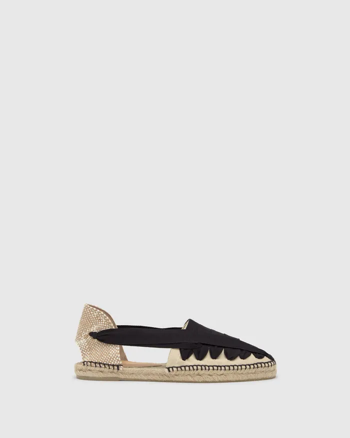 Castaer Norman001 Ivorynegro Men Flat Shoes