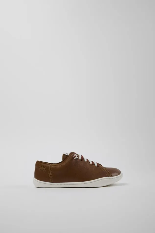 Casual Shoes Kids Camper Peu Brown Leather Kids039 Shoes Casual Shoes Kids Camper Peu Brown Leather Kids039 Shoes