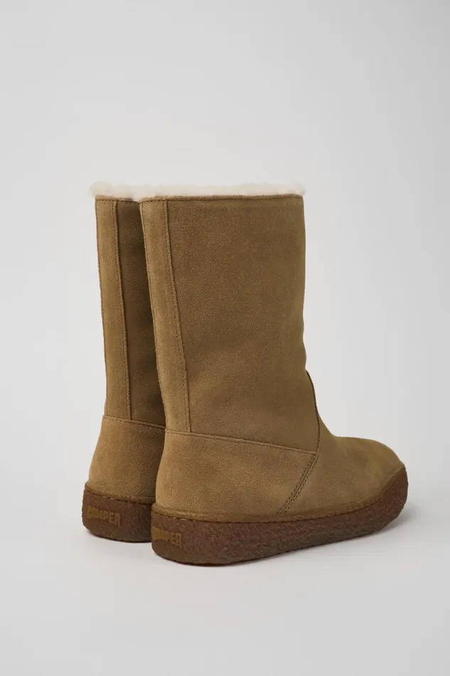 Casual Shoes Women Camper Peu Terreno Brown Nubuck Boots Casual Shoes Women Camper Peu Terreno Brown Nubuck Boots