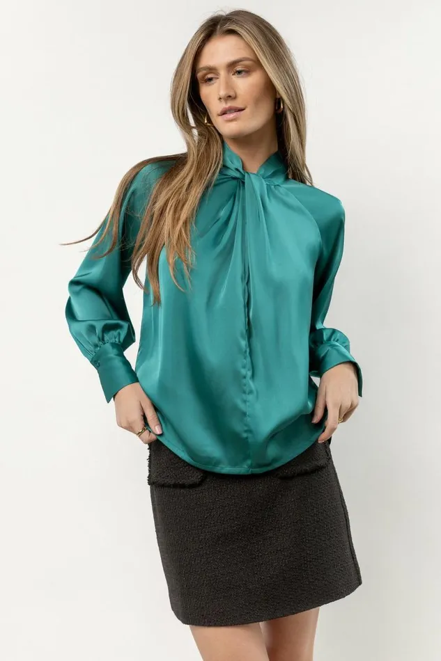 Charli Blouse In Emerald 8211 FINAL SALE Emerald Women Bohme Tops