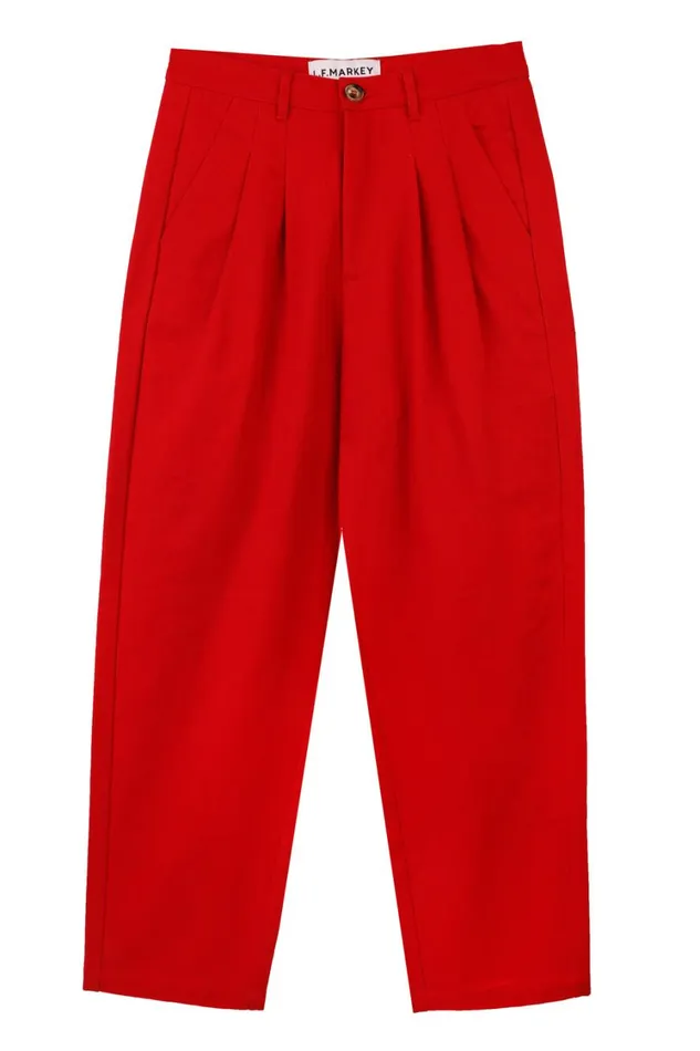 Classic Slacks Red Womens LF Markey Trousers