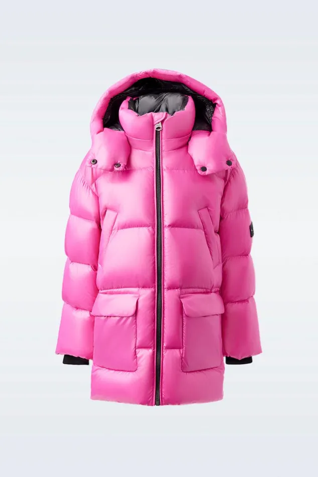 Coats and Jackets Kids Mackage KENNIE Lustrous Light Down Parka With Hood For Kids 814 Years Black Coats and Jackets Kids Mackage KENNIE Lustrous Light Down Parka With Hood For Kids 814 Years Black