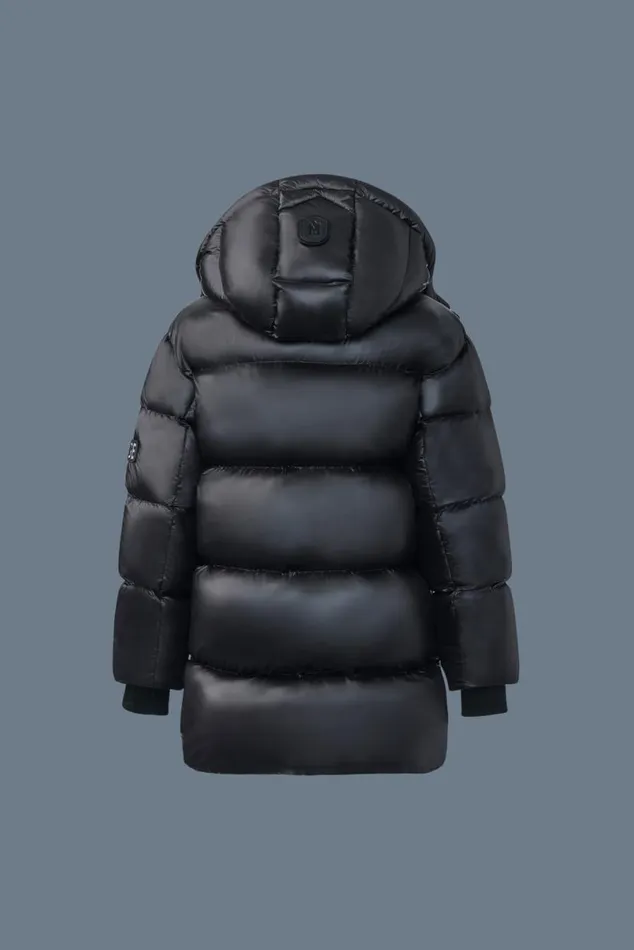 Coats and Jackets Kids Mackage KENNIE Lustrous Light Down Parka With Hood For Kids 814 Years Black Coats and Jackets Kids Mackage KENNIE Lustrous Light Down Parka With Hood For Kids 814 Years Black