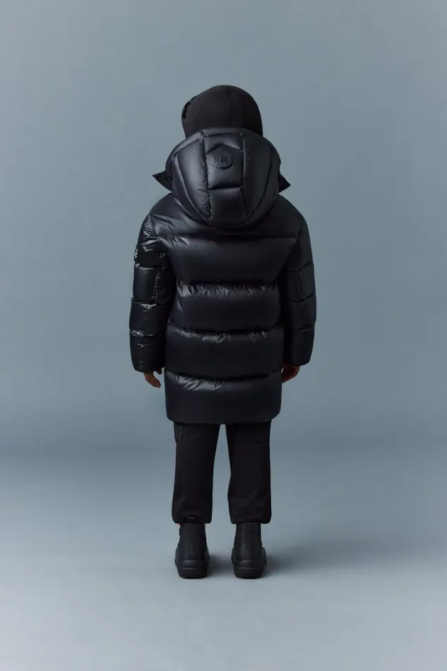Coats and Jackets Kids Mackage KENNIE Lustrous Light Down Parka With Hood For Kids 814 Years Black Coats and Jackets Kids Mackage KENNIE Lustrous Light Down Parka With Hood For Kids 814 Years Black