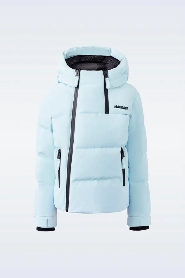 Coats and Jackets Kids Mackage LELAND Lightweight Down Ski Jacket With Hood For Kids 814 Years Black Coats and Jackets Kids Mackage LELAND Lightweight Down Ski Jacket With Hood For Kids 814 Years Black