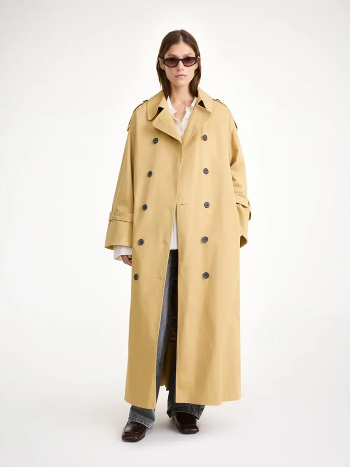 Coats and Jackets Women By Malene Birger Alanis Trench Coat Sand Beige