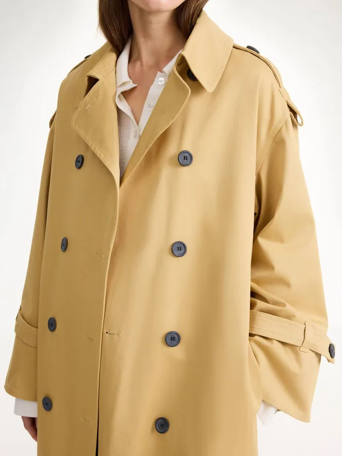 Coats and Jackets Women By Malene Birger Alanis Trench Coat Sand Beige