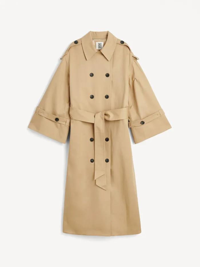 Coats and Jackets Women By Malene Birger Alanis Trench Coat Sand Beige