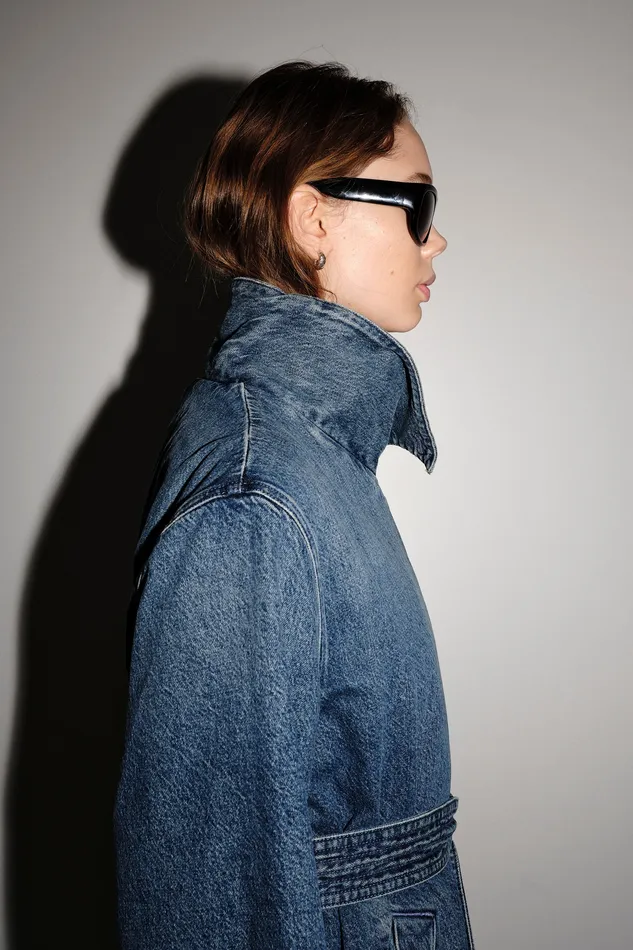 Coats Jackets and blazers Women Wonhundred Adrianna Denim 8211 Zen Blue