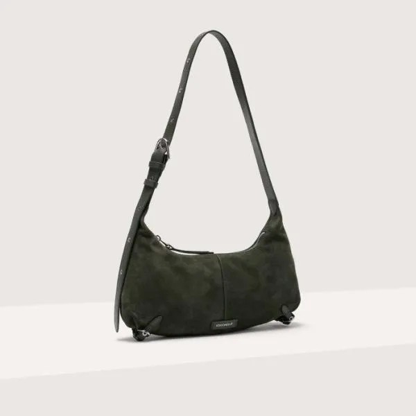 Coccinelle Abigail Suede Bimaterial Small Alga Women Coccinelle Shoulder Bags Coccinelle Abigail Suede Bimaterial Small Alga Women Coccinelle Shoulder Bags