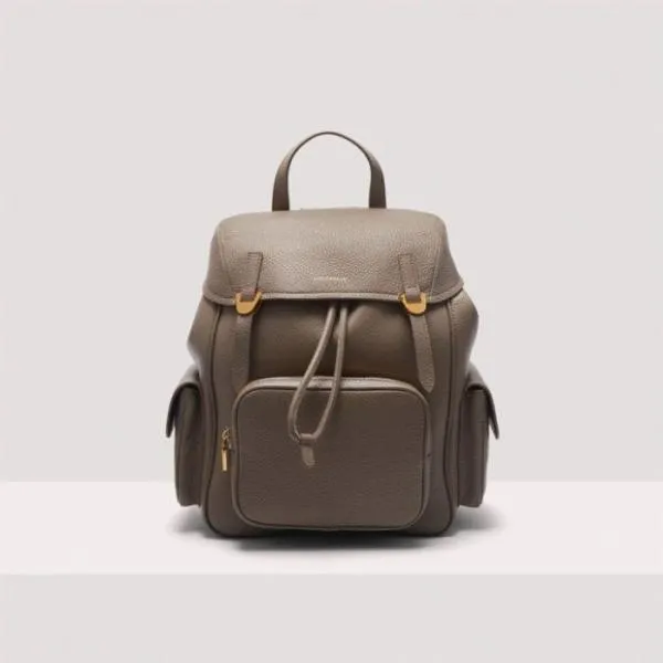 Coccinelle Campus Medium Warm Taupe Women Coccinelle Backpacks