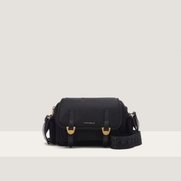 Coccinelle Campus Puffy Nylon Small Noir Women Coccinelle Crossbody Bags