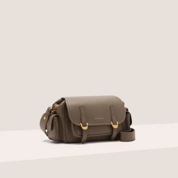 Coccinelle Campus Small Warm Taupe Women Coccinelle Crossbody Bags Coccinelle Campus Small Warm Taupe Women Coccinelle Crossbody Bags