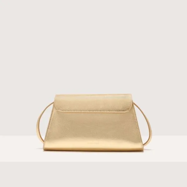 Coccinelle Dew Small Golden Women Coccinelle Shoulder Bags Coccinelle Dew Small Golden Women Coccinelle Shoulder Bags