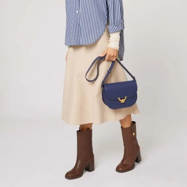 Coccinelle Dew Small Royal Blue Women Coccinelle Crossbody Bags
