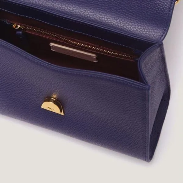 Coccinelle Dew Small Royal Blue Women Coccinelle Top Handle Bag Coccinelle Dew Small Royal Blue Women Coccinelle Top Handle Bag